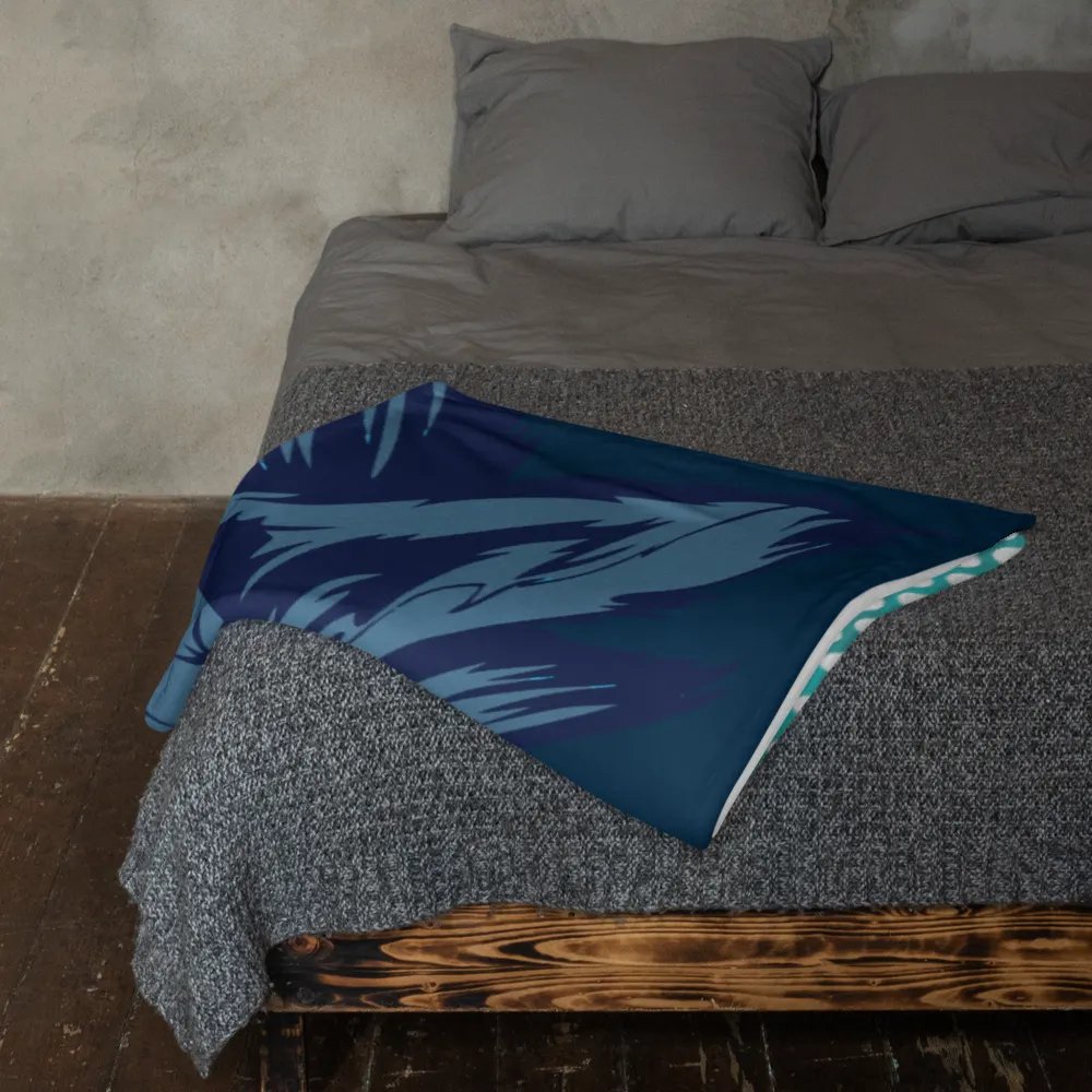 Fierce Wolf Throw Blanket product image (11)