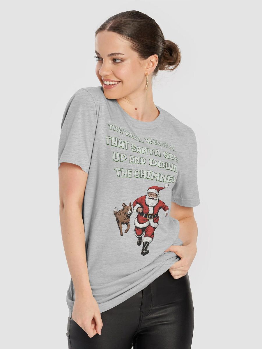 The Real Reason That Santa Use The Chimney T-shirt product image (48)