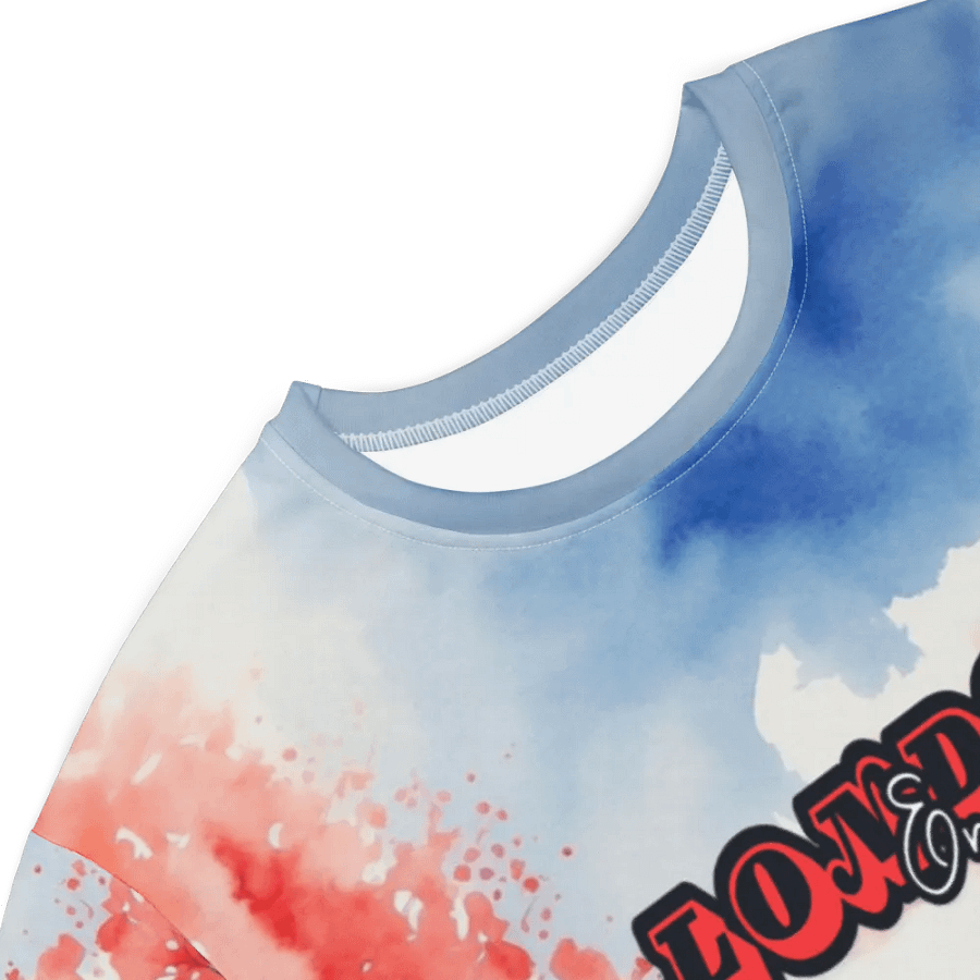 London England Watercolor All Over Print T-shirt Dress product image (12)
