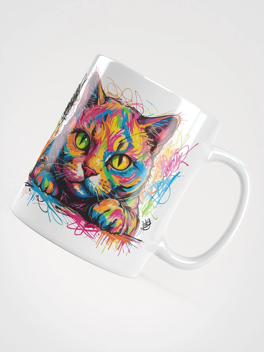 Graffiti Scribbles Cat 3 , Mug product image (8)