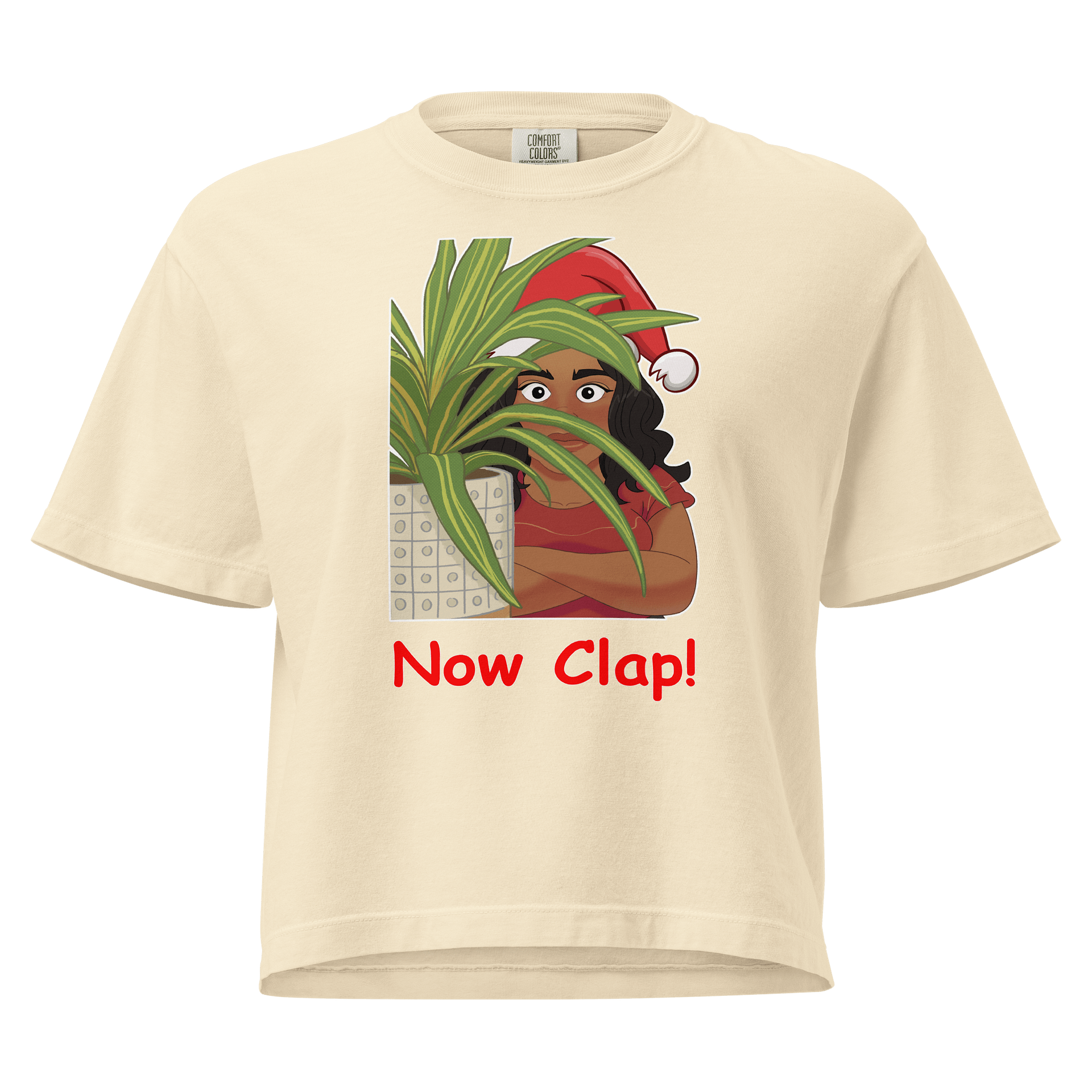 Women's Now Clap Holiday Boxy Tee product image (5)