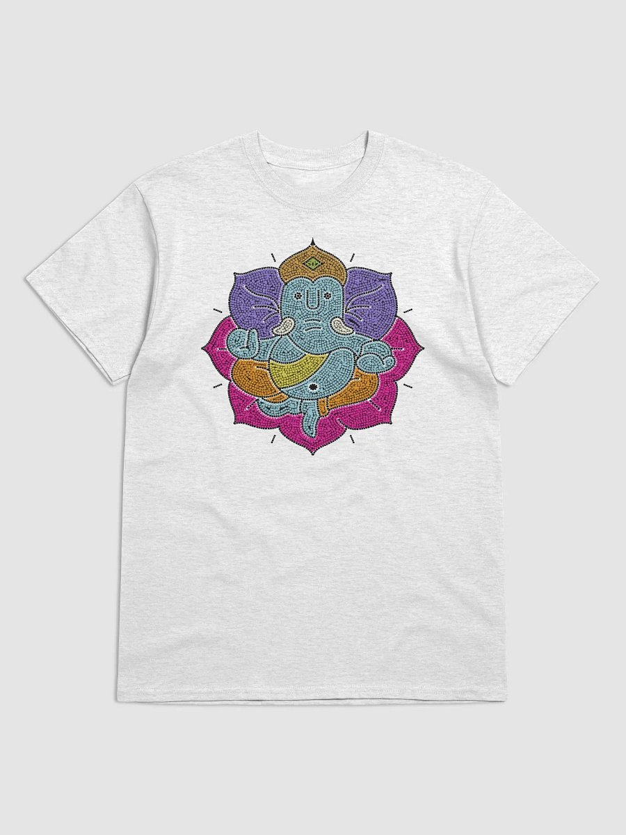 Ganesha Mosaic Lotus Tee - Vibrant Spiritual Art product image (3)