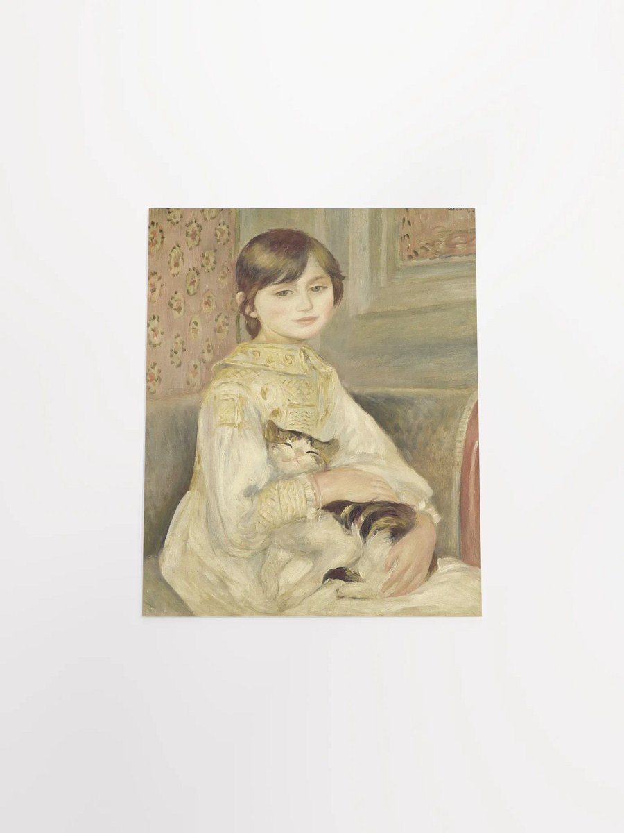 ''Julie Manet, also known as the Child with the Cat'' by Pierre-Auguste Renoir Poster product image (4)