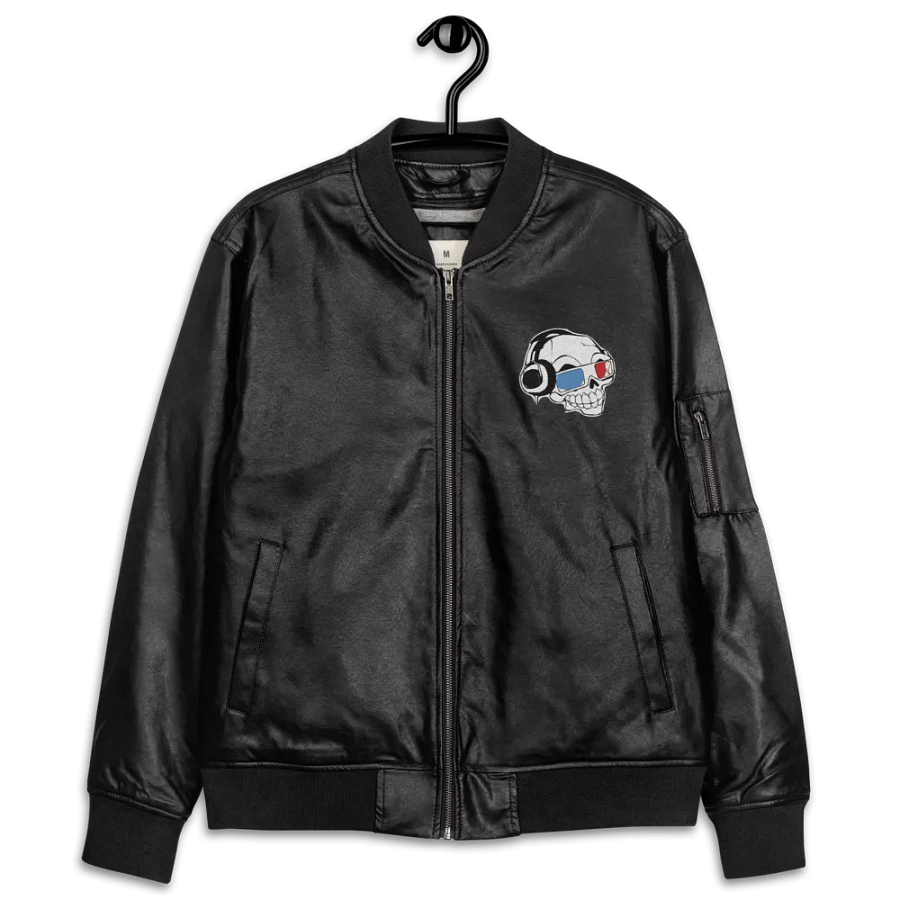 Gamin Buddy Faux Leather Bomber product image (12)