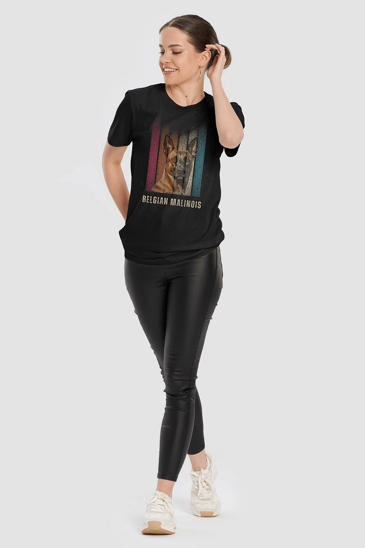 Belgian Malinois Gradation Color Regular Fit T-shirt product image (1)