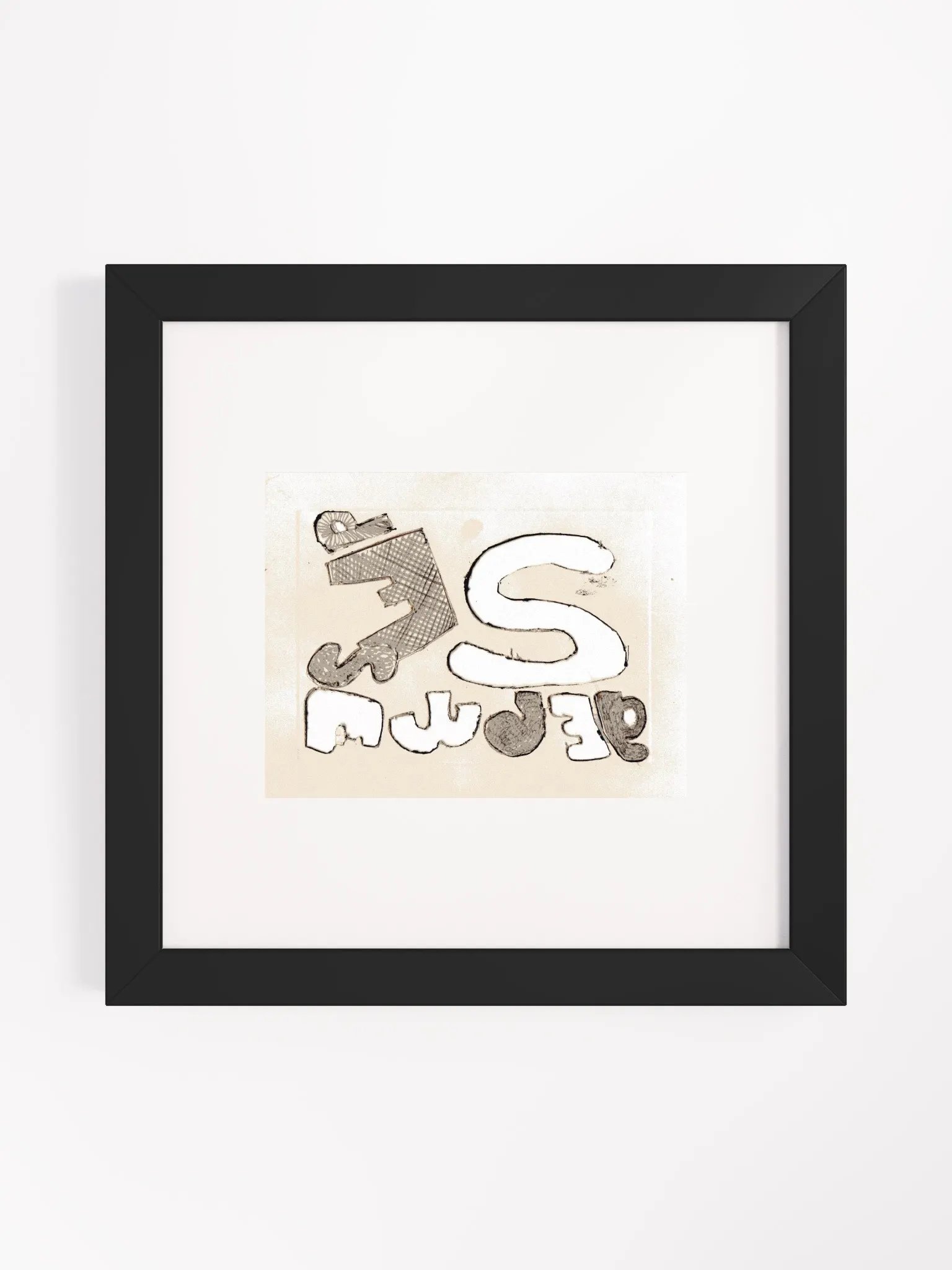 depressed/w depressed envelope Panel Card Print Framed product image (4)