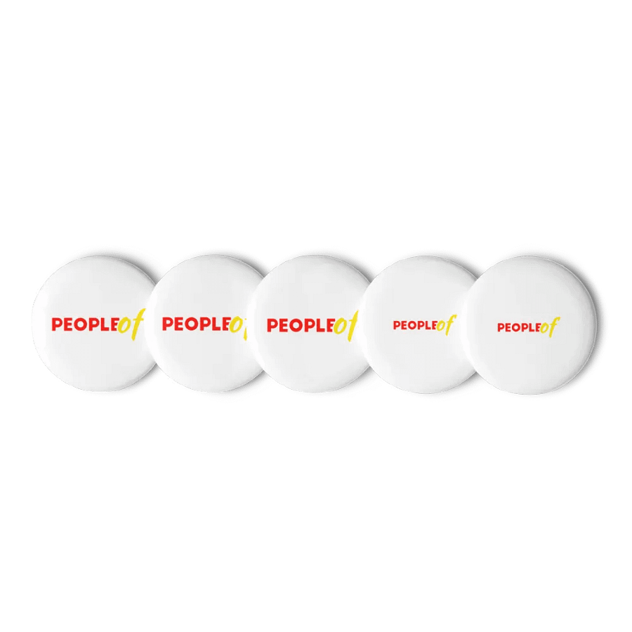 People Of Pin Button Set product image (5)