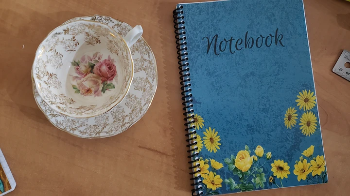 Handmade Sunflower Coil Notebook product image (1)
