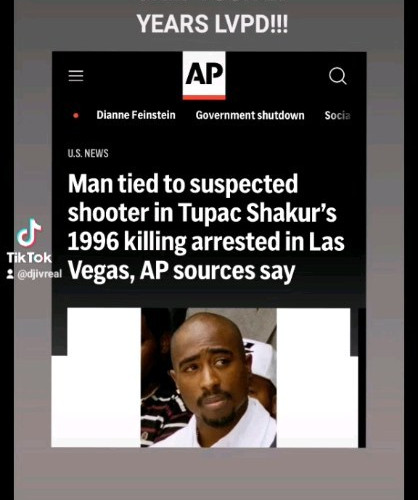 FINALLY!!! POLICE HAVE ARRESTED A MAN IN THE DEADLY 1996 DRIVE BY SHOOTING OF 2 PAC IN LAS VEGAS!!! ONLY TOOK 27 YEARS LVPD!!...