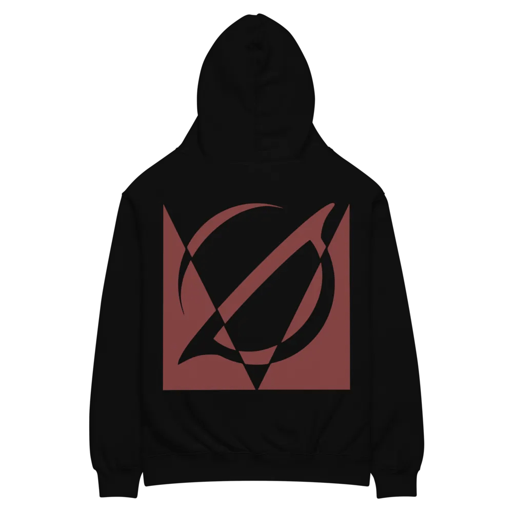 VACIO NEGATIVE {NULL} Logo Relaxed Fit Hoodie (RED) product image (8)