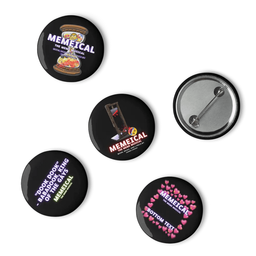 Memeical: The Meme Musical pins product image (6)