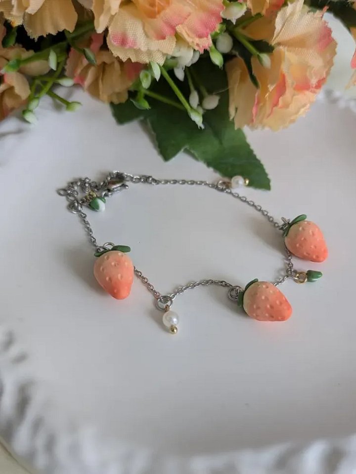 Strawberry Charm Bracelet product image (1)