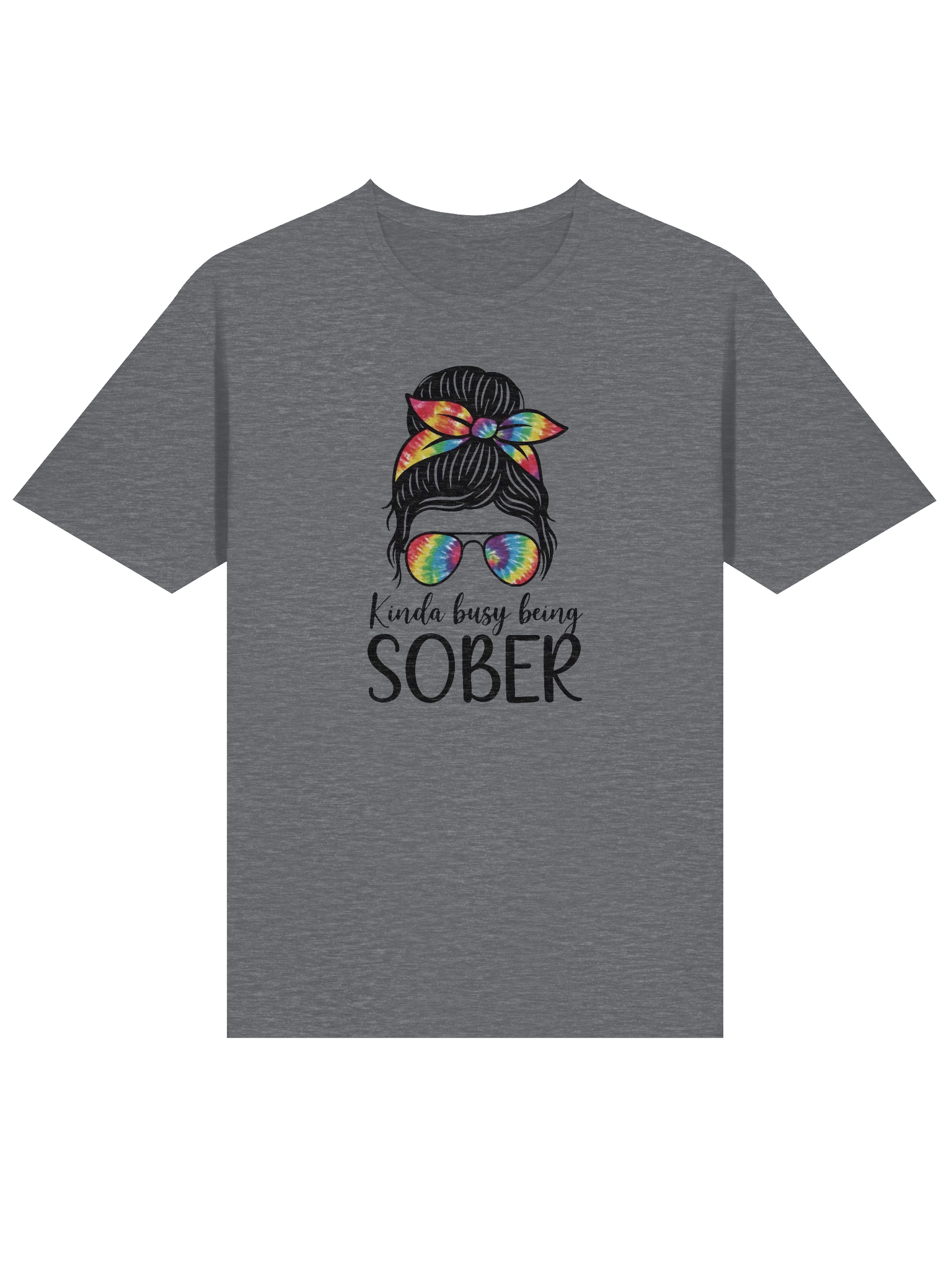Rainbow Sober Vibes T-Shirt product image (37)