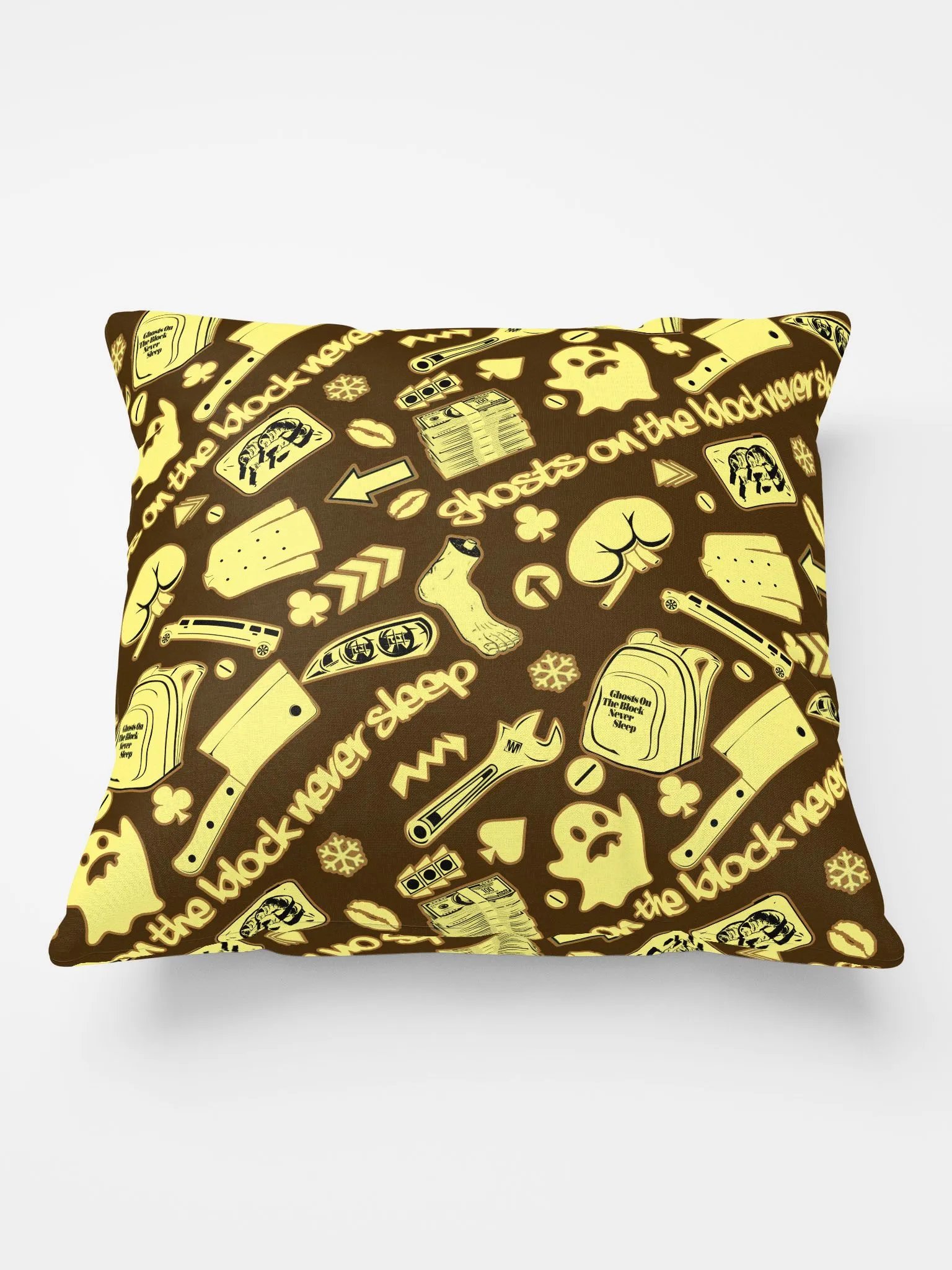 A8M - Ghosts On The Block Never Sleep Shorty Pillow (Drizzle December) product image (1)