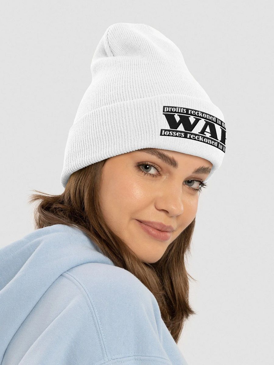 The Cost Of War - Yupoong Cuffed Beanie product image (4)