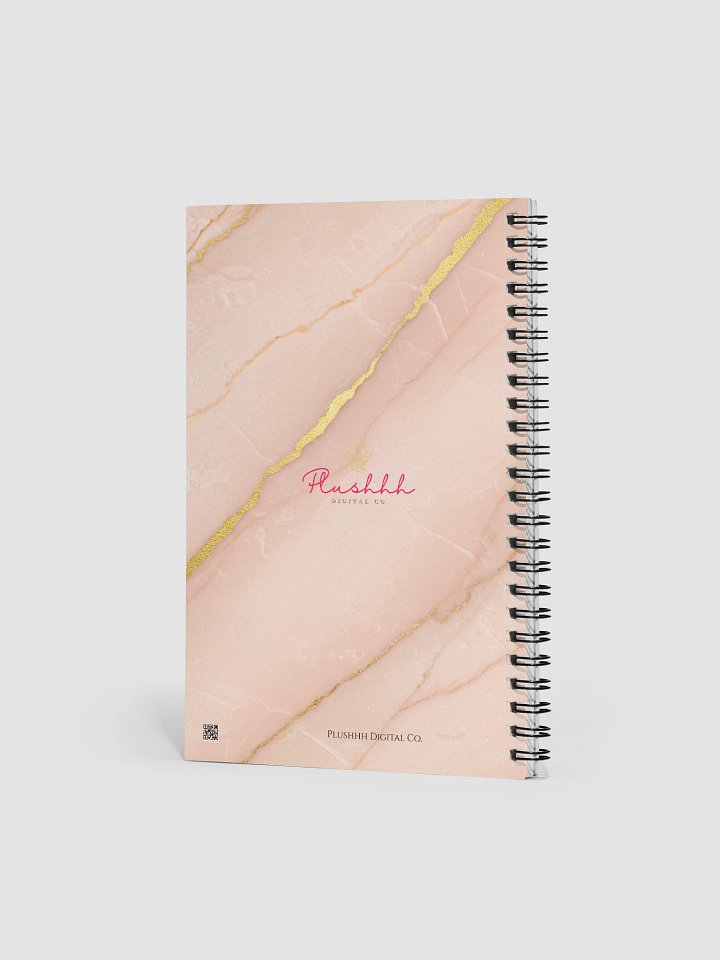 Soft Life Notebook – Blush Marble Back to School Journal | 140 Lined Pages product image (2)