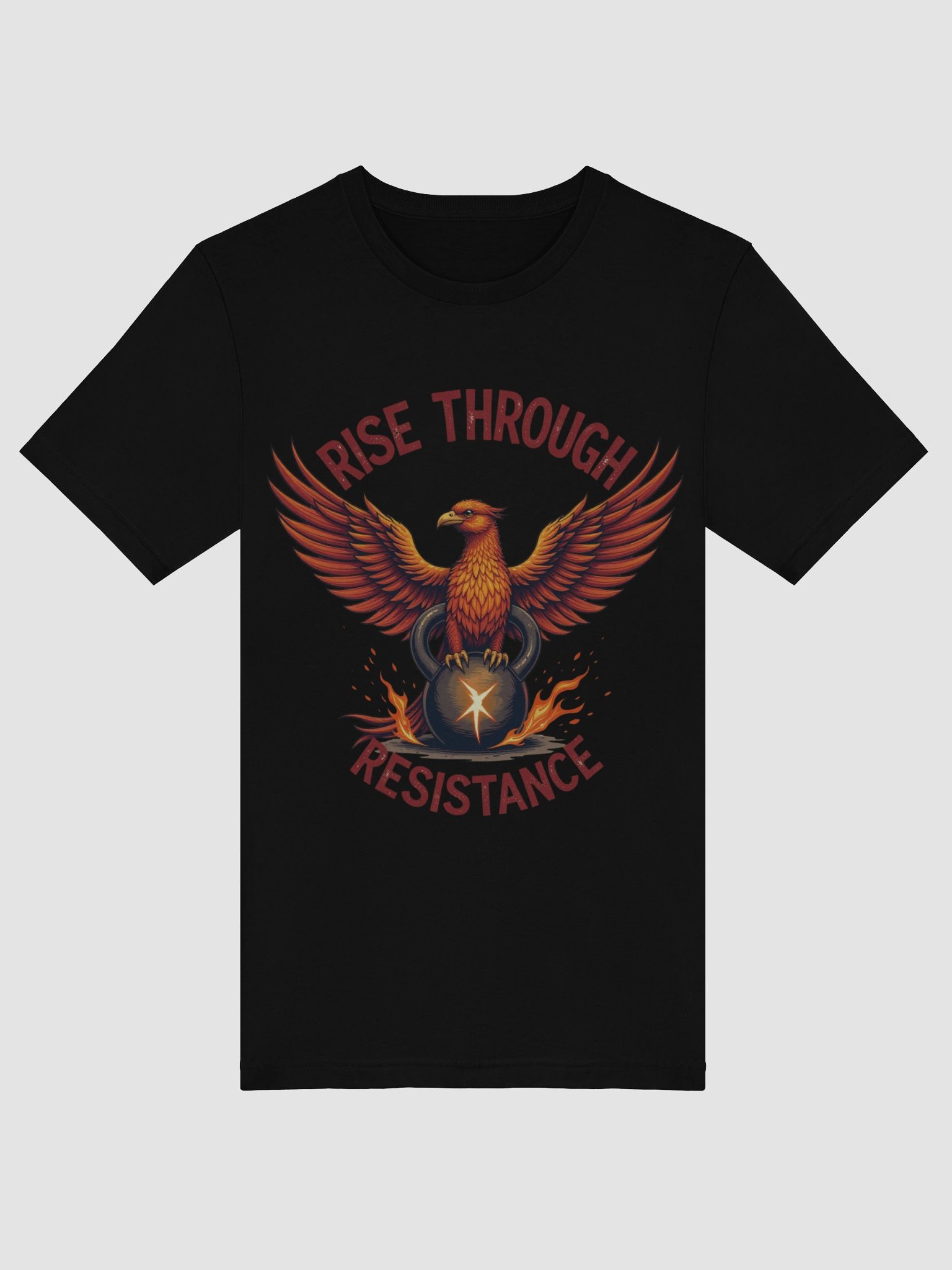 Flaming Phoenix Fitness Tee product image (38)