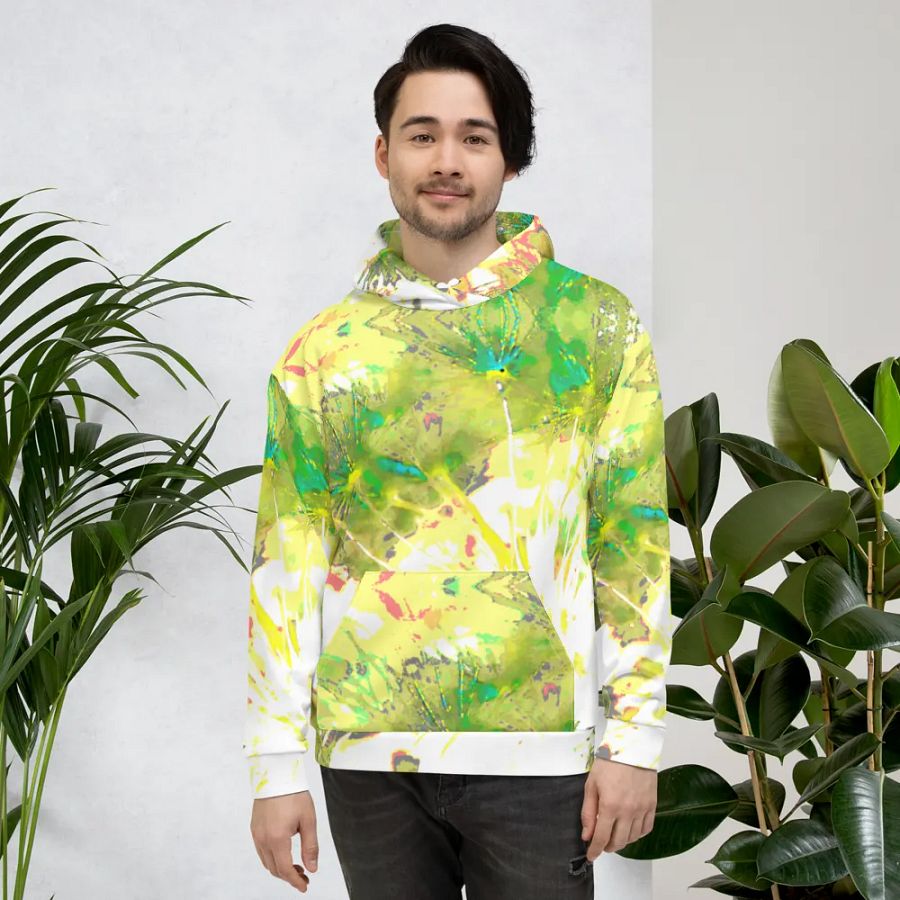 Way Cooler Abstract Dandelion Unisex Pull Over Hoodie product image (4)