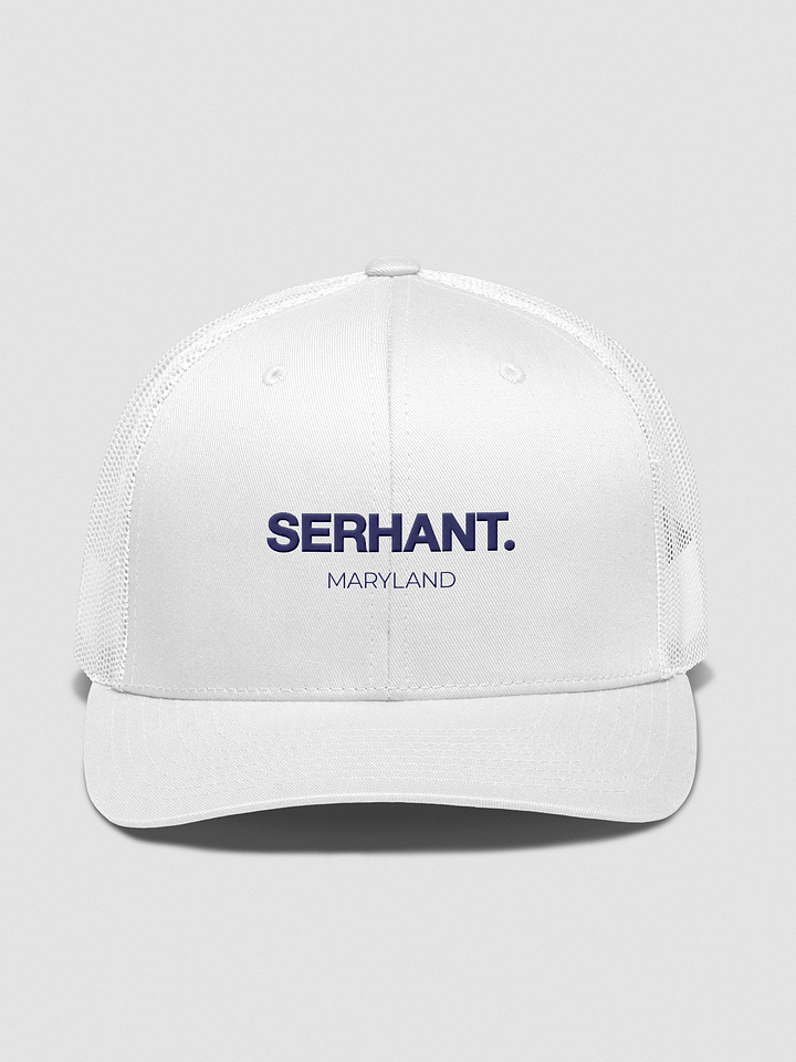 SERHANT. Maryland White Trucker Hat product image (1)