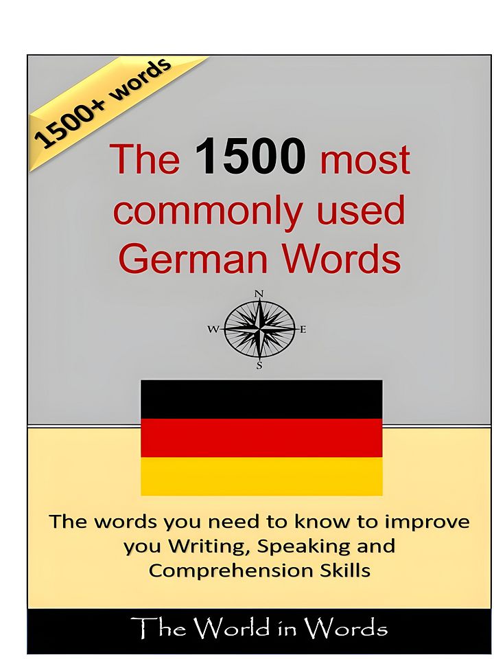 The 1500 Most Common German Words: Master Vocabulary for Real-Life Speaking, Writing & Understanding product image (1)