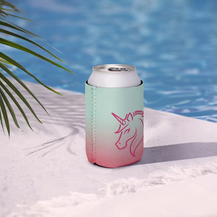 Unicorn Dreams Can Cooler product image (1)
