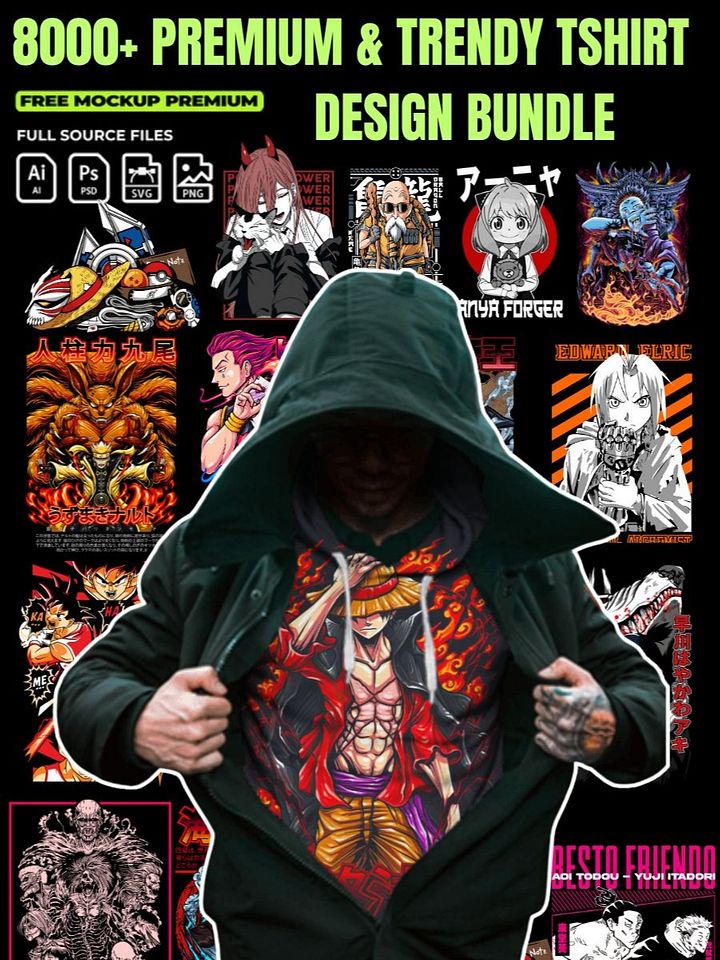 8000 Premium Anime Designs product image (1)