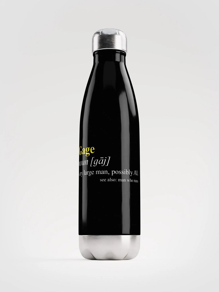 Gage Definition Stainless Steel Water Bottle product image (2)