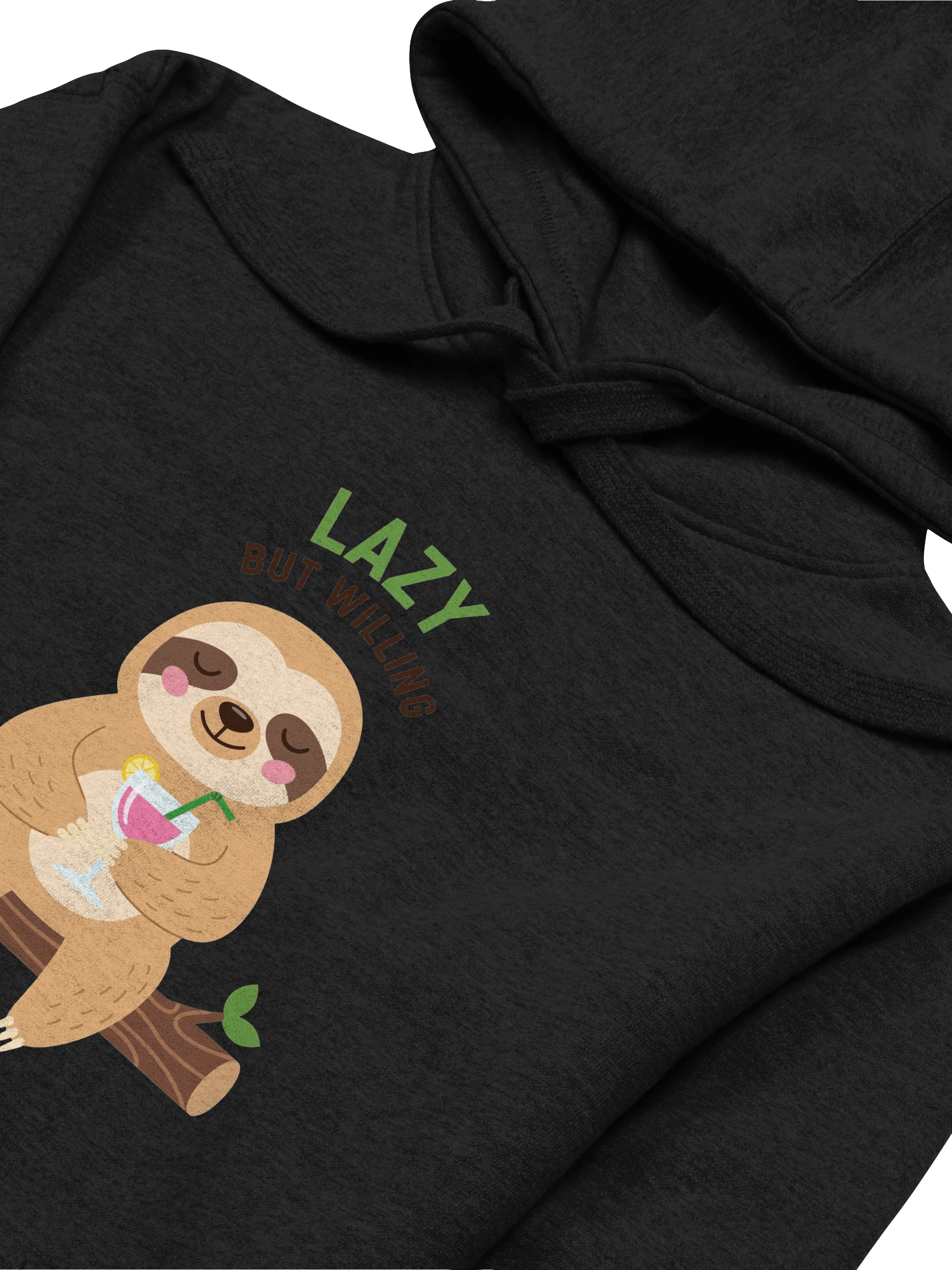 Lazy But Willing Hoodie product image (3)