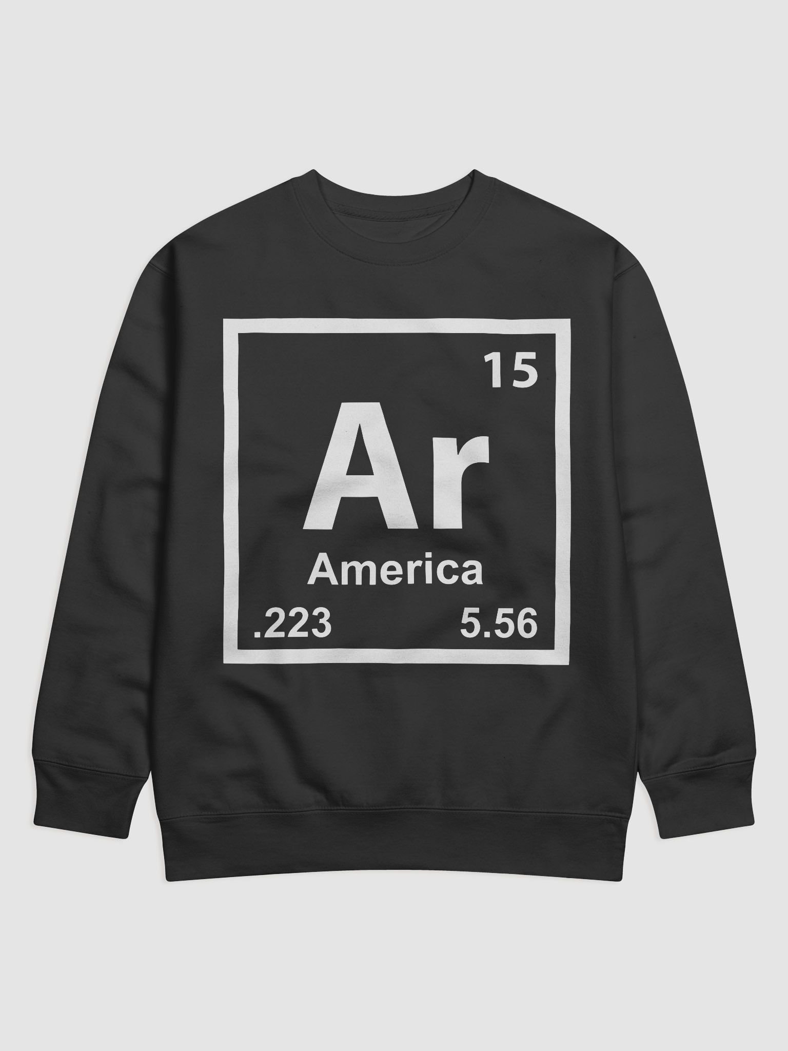 Men's Ar-15 Squared Sweatshirt (Front & Back) product image (1)