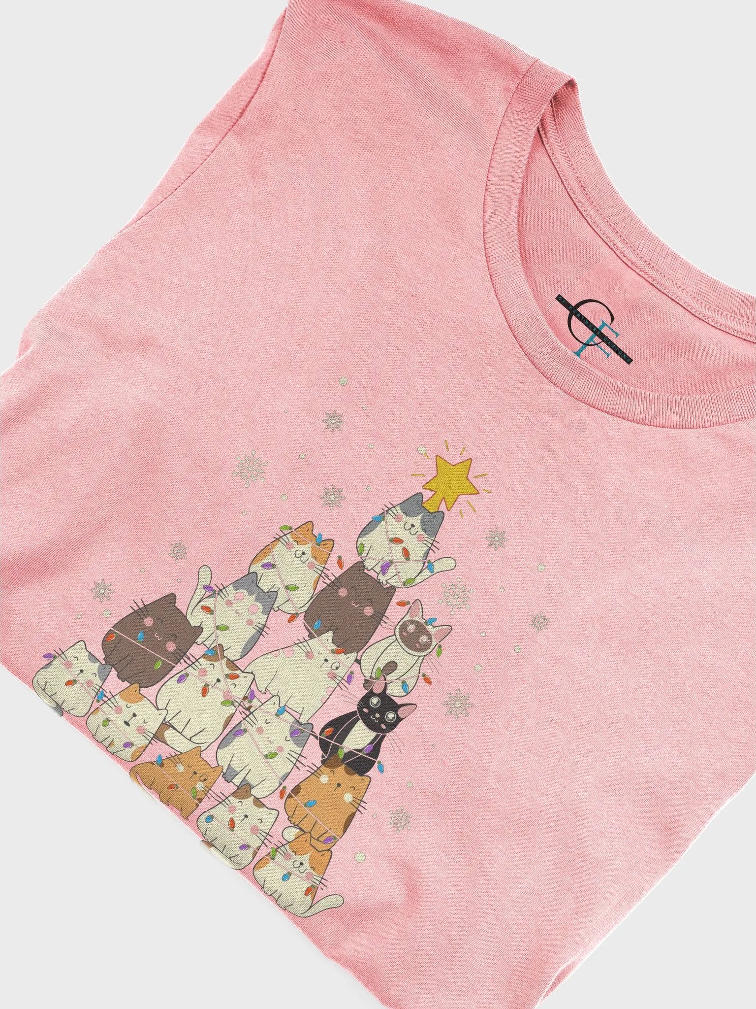 Meowy Christmas Cat Tree T-Shirt product image (6)