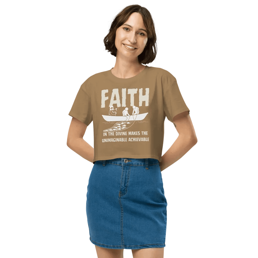 Faith in the Devine Women's Premium Crop Top product image (6)
