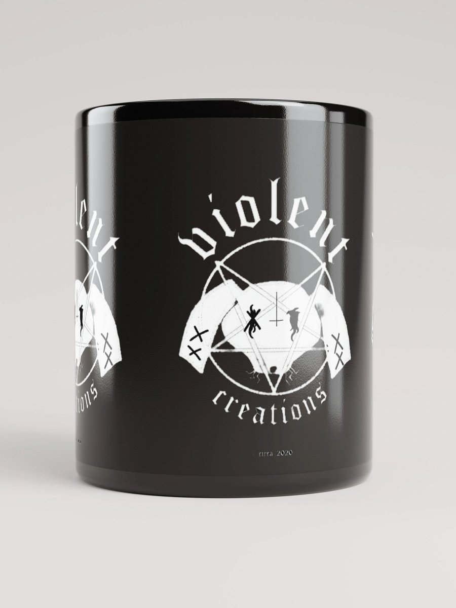 Black Metal Bunny Logo Coffee Mug product image (9)