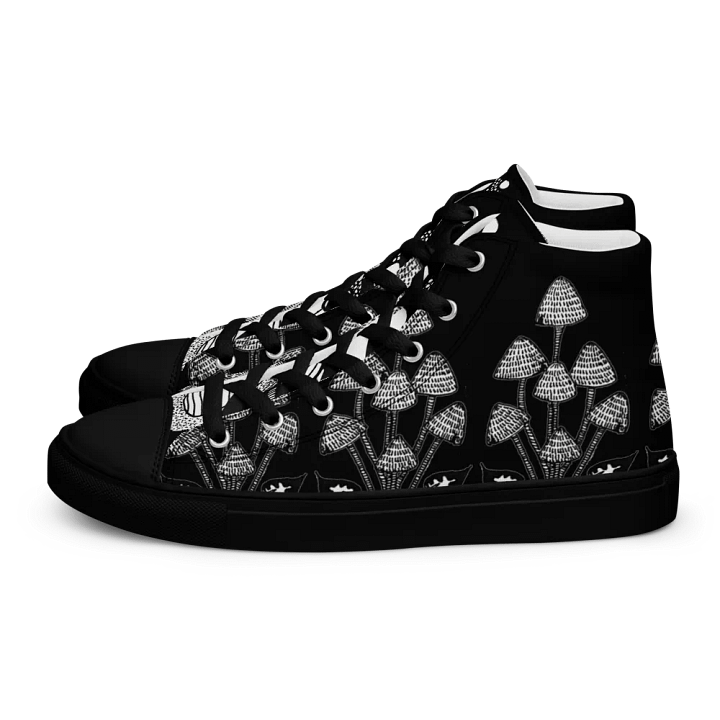 Striped Mushroom Men's High Tops product image (1)