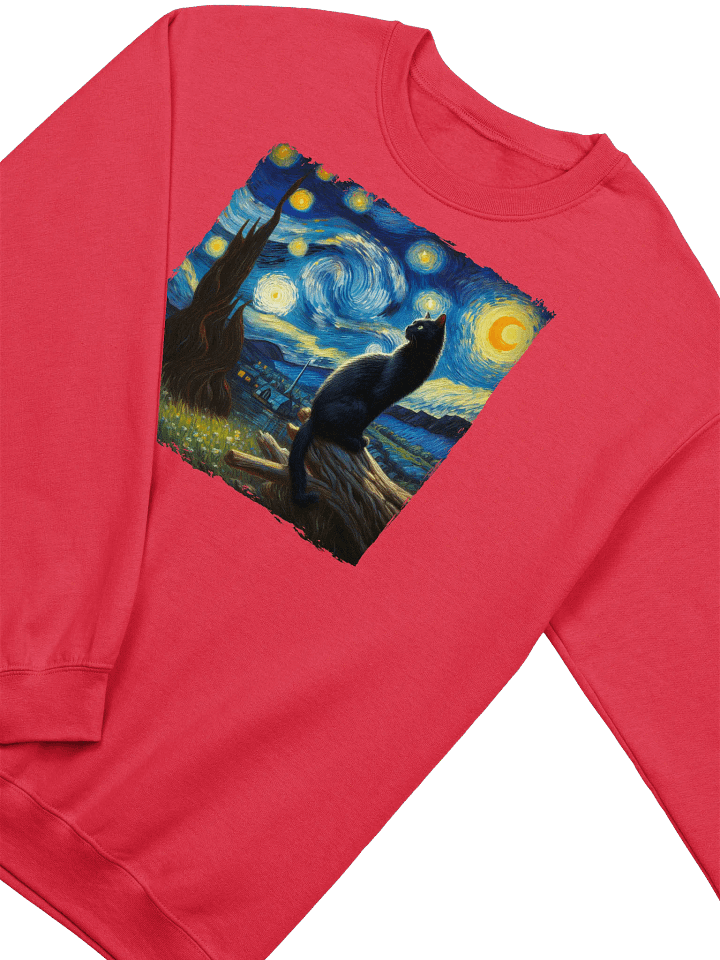 BLACK CAT STARRY NIGHT SWEATSHIRT product image (34)