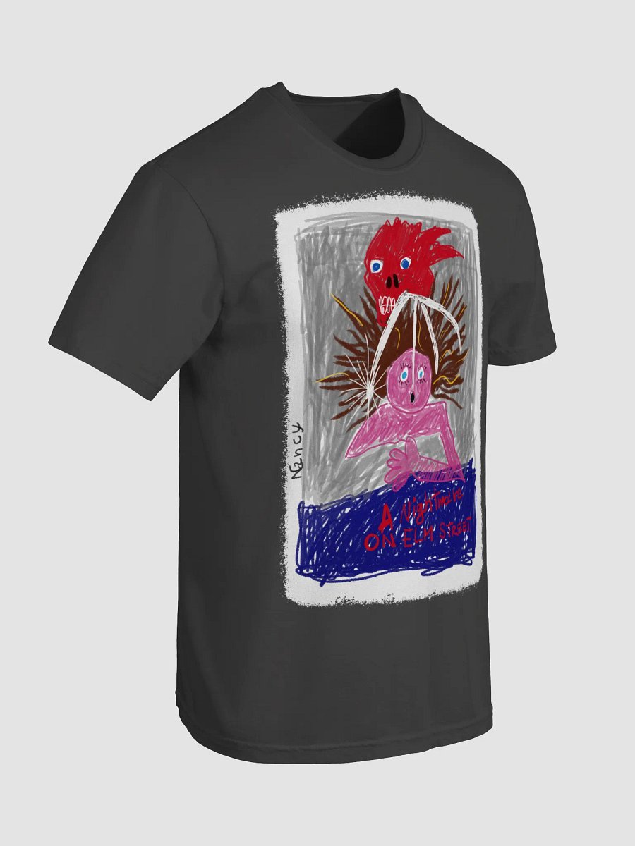 🛌 “A Nightmare on Elm Street” – Dreams Intruder Horror Crayon Unisex Tee 😱🛌 product image (13)