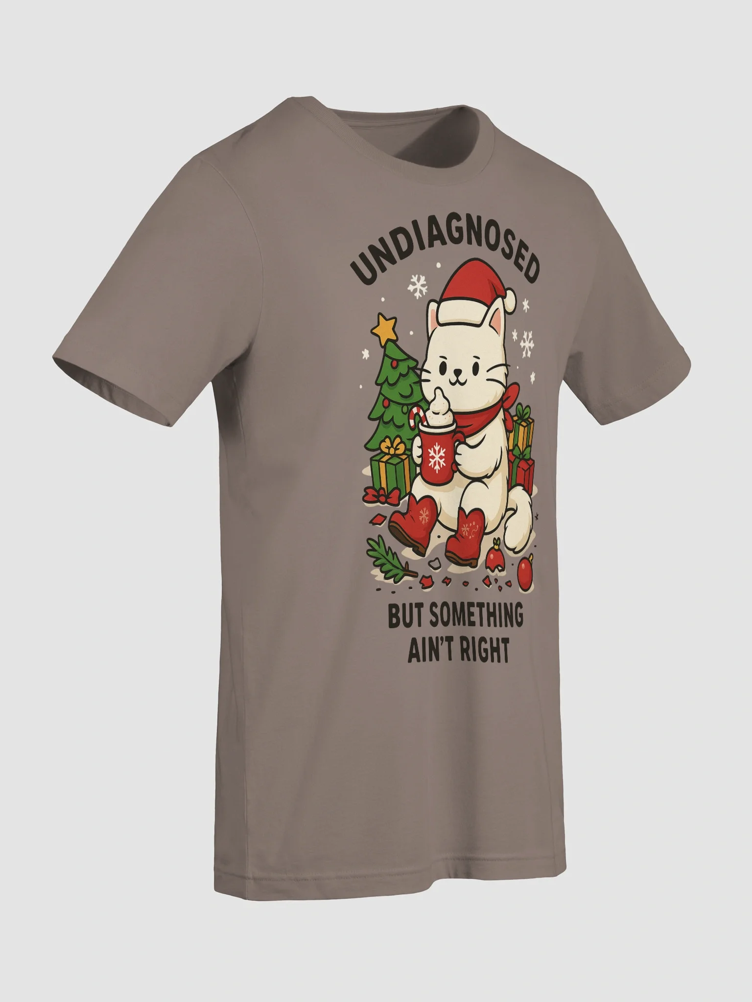 Christmas Cat Undiagnosed T-Shirt product image (21)