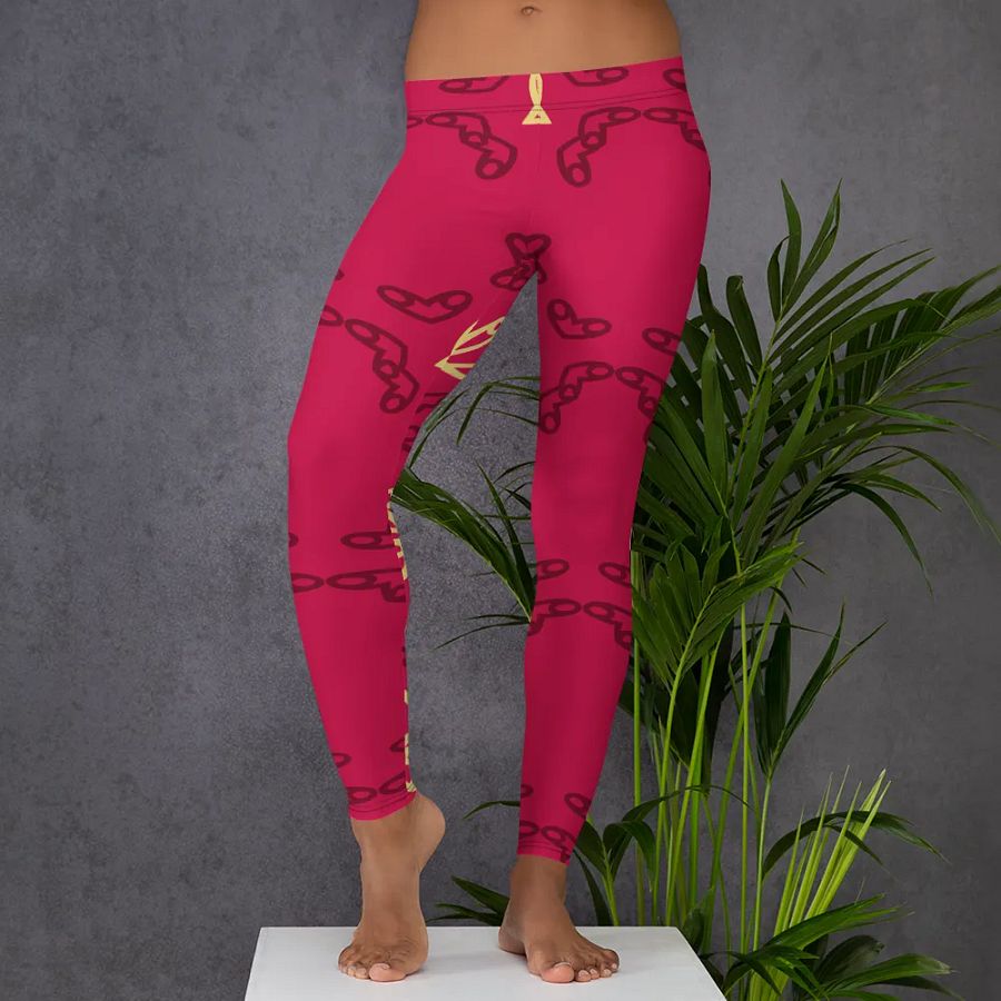 Geometric Floral Fusion Leggings product image (5)