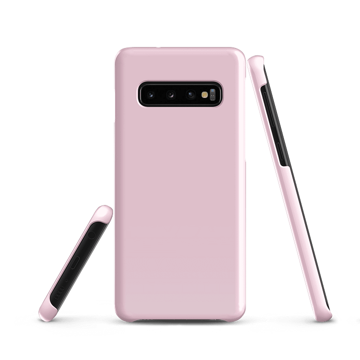 Baby Pink Solid Colour Samsung® Glossy Snap Case product image (2)