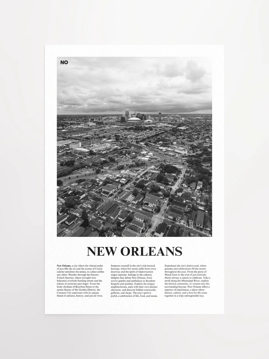 New Orleans 01 Newspaper Poster product image (5)