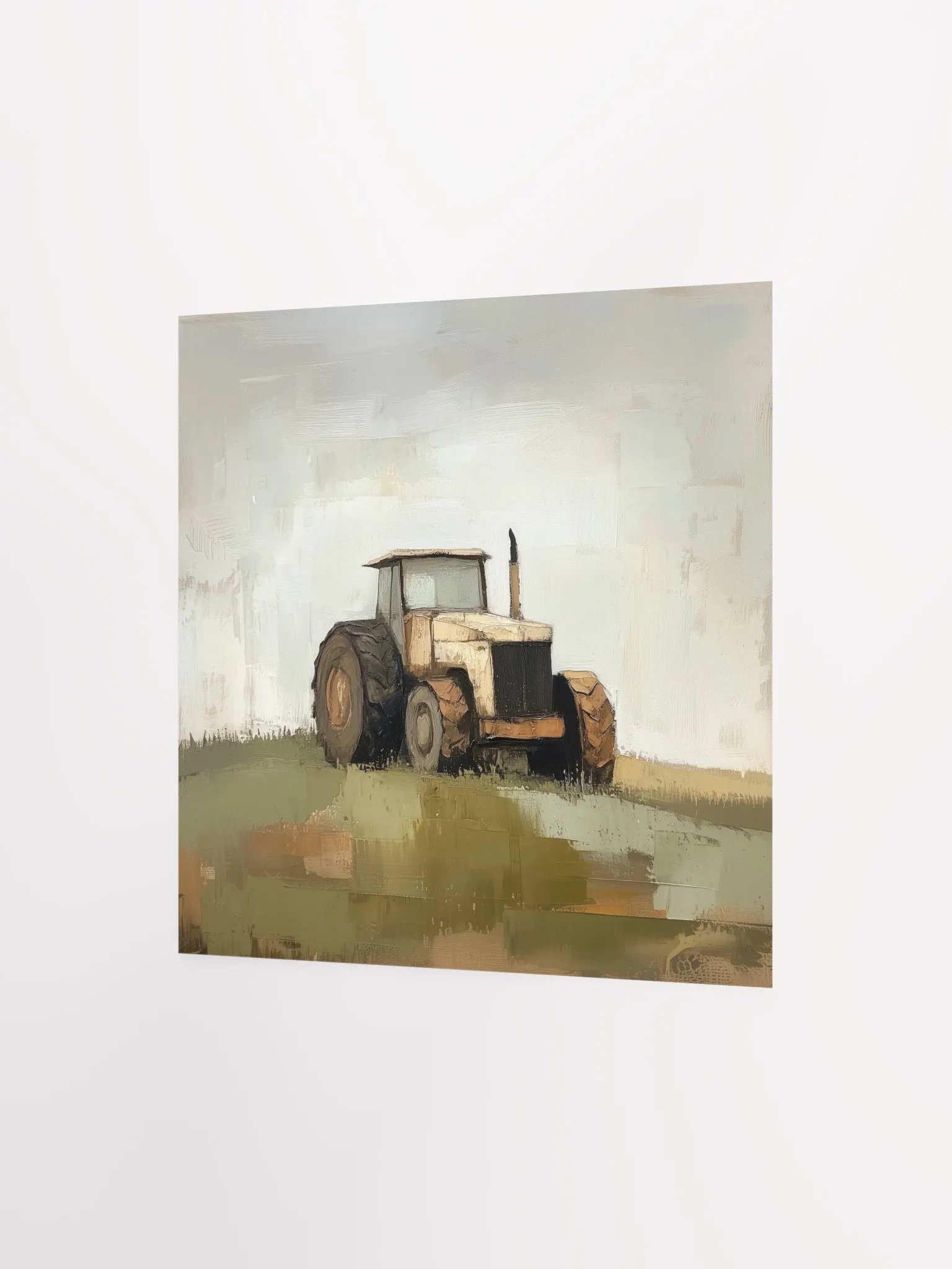 Farmhouse Sky: Rustic Tractor Art Print product image (2)