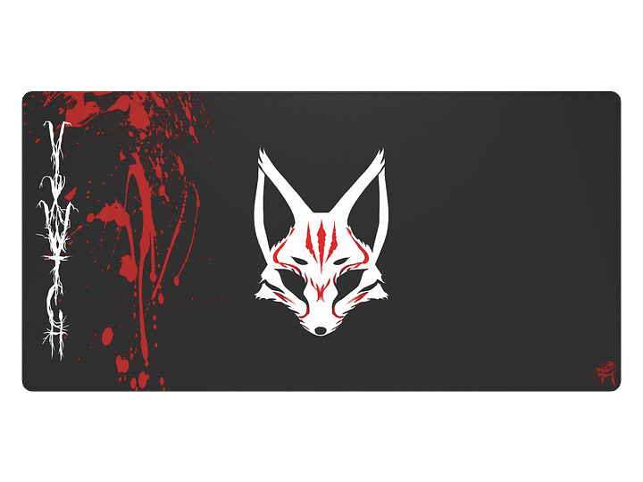 【VIXWYTCH】 Fox Mask Metal Desk Mat 36