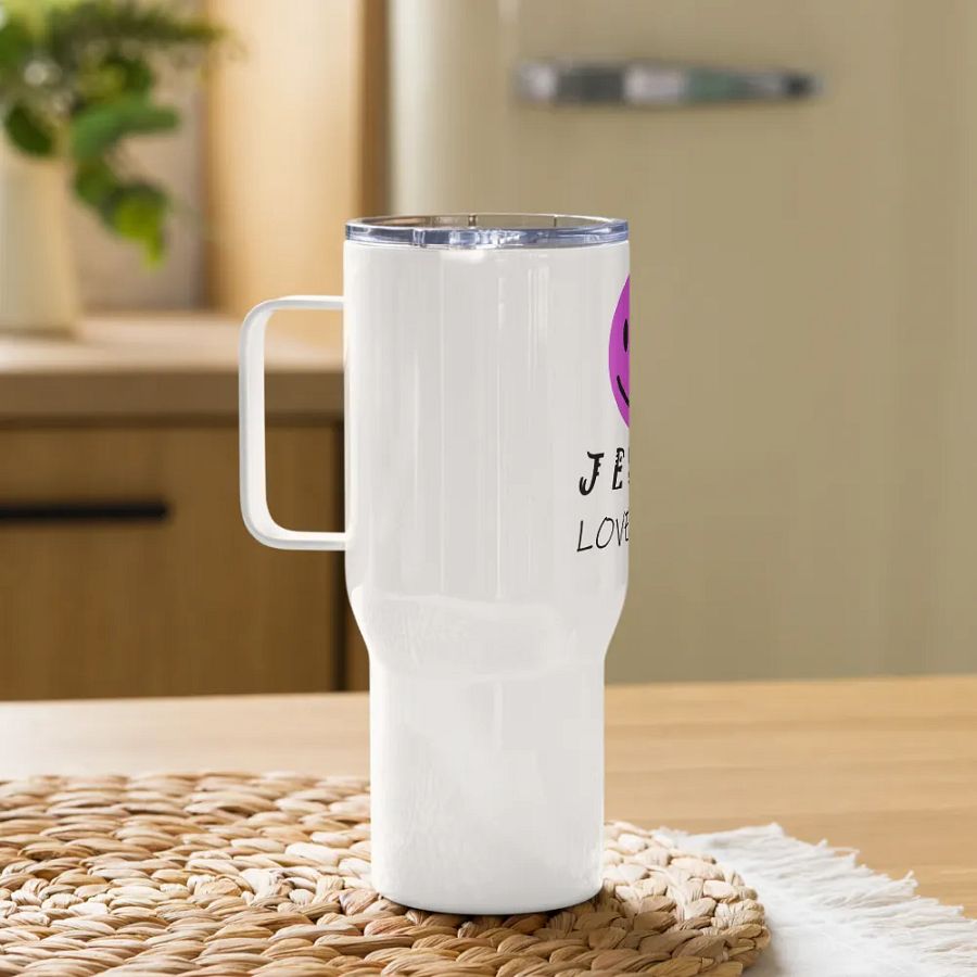 Smile Jesus Loves You Travel Cup product image (10)
