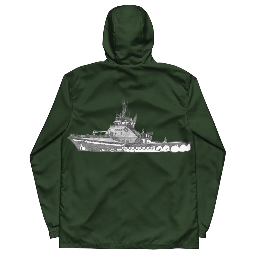 Foss Tugboat Sketch Windbreaker product image (1)