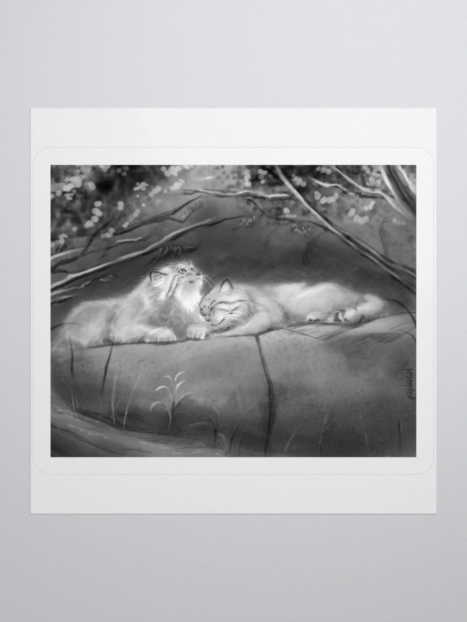 Bol & Polly Tribute (B&W) - Sticker product image (1)