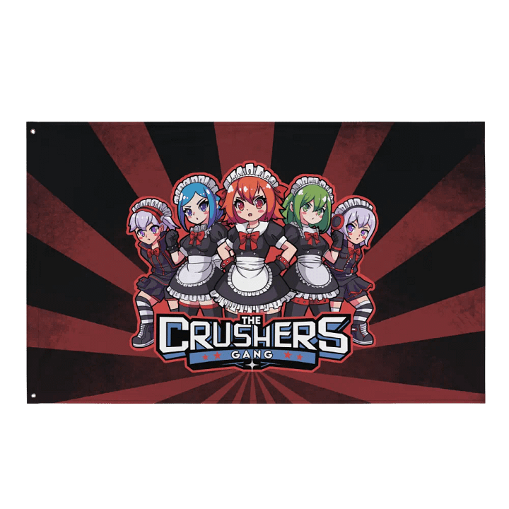 The Crushers Gang All-Over Flag product image (1)