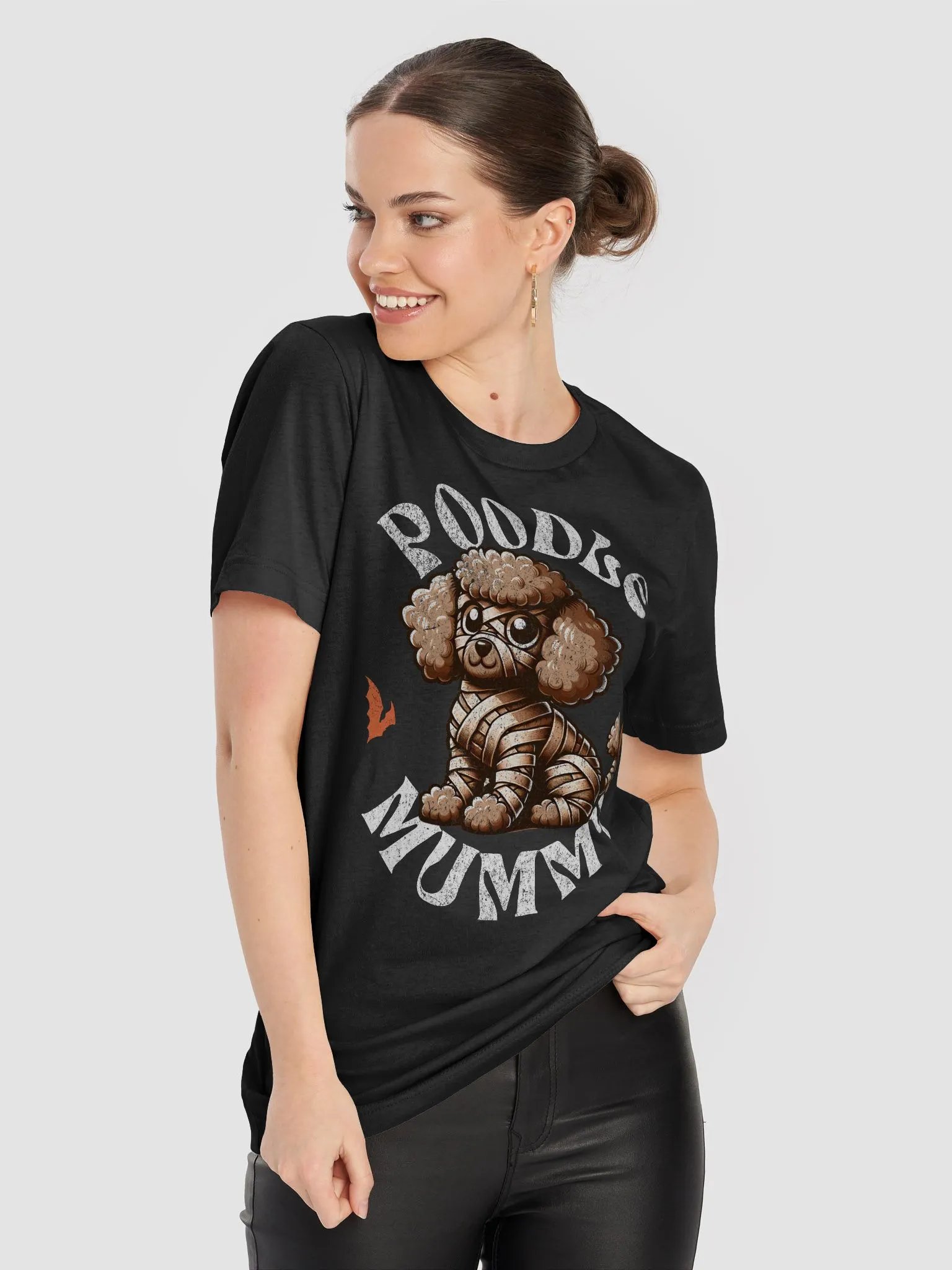 Halloween Mummy Poodle Dog T-Shirt product image (1)