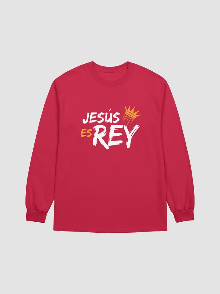 Camiseta Unisex Manga Larga | Jesús es Rey product image (1)