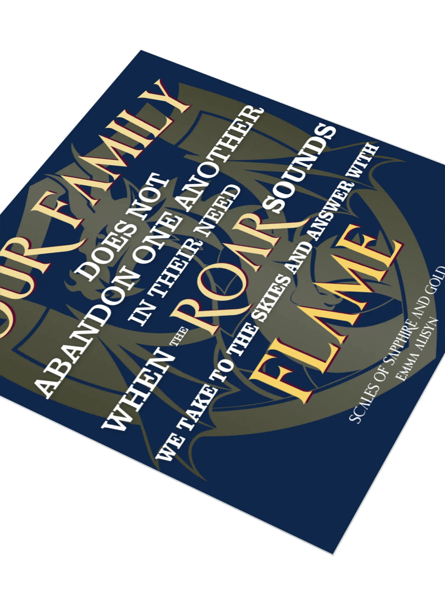 Scales of Sapphire and Gold Sticker product image (7)