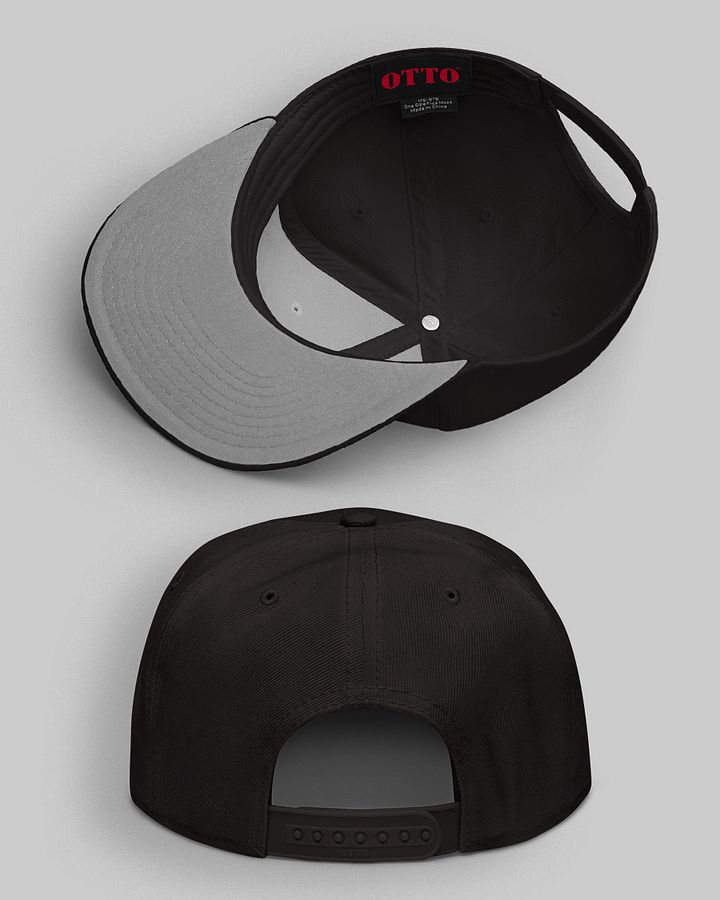 Jiu Jitsu Skull Embroidered Snapback | Black product image (2)