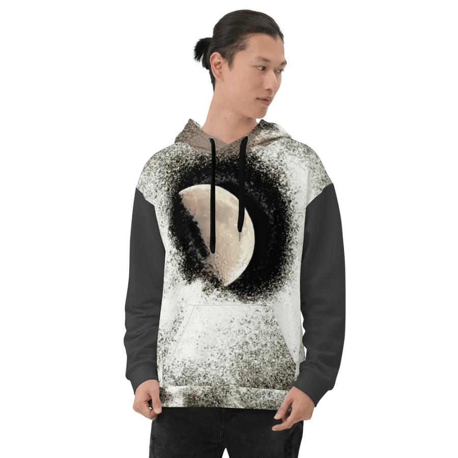 Disintegrating Dust Moon Unisex Pull Over Hoodie product image (8)
